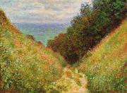 Claude Monet Road at la Cavee, Pourville china oil painting reproduction